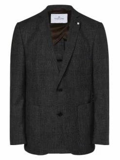 Am billigsten ⌛ Bekleidung Andrew James Baukasten-Sakko Brayden HL In Marine Grau Günstig Kaufen 😀