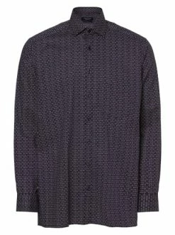 Neu 👏 Bekleidung Andrew James Hemd In Marine Bordeaux Günstig Kaufen ❤️