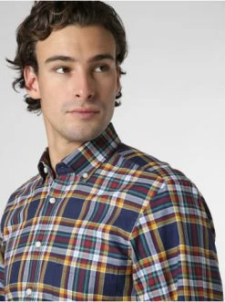 Aktion 😀 Bekleidung Andrew James Hemd In Marine Mehrfarbig Günstig Kaufen 💯 -Andrew Verkaufsladen andrew james hemd in marine mehrfarbig 2