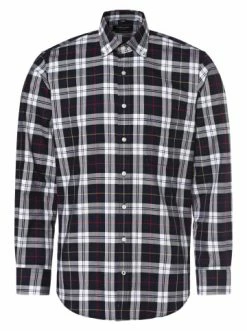 Bester Verkauf ❤️ Bekleidung Andrew James Hemd In Marine Rot Günstig Kaufen 💯