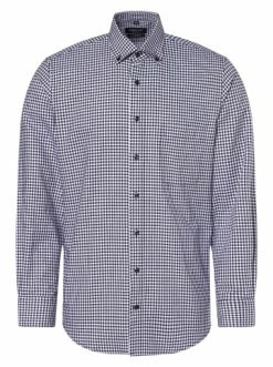 Auslauf ✔️ Bekleidung Andrew James Hemd In Marine Weiß Günstig Kaufen 🥰