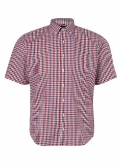 Angebote ✨ Bekleidung Andrew James Hemd In Rot Marine Günstig Kaufen 💯