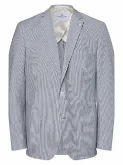 Bester Verkauf 👏 Bekleidung Andrew James Sakko Brayden HL In Hellblau Weiß Günstig Kaufen 👏