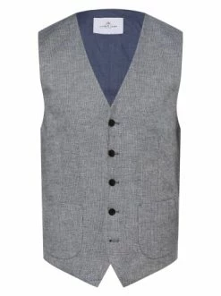 Schlussverkauf 🤩 Bekleidung Andrew James Weste Mit Leinen-Anteil William In Hellblau Günstig Kaufen 🌟